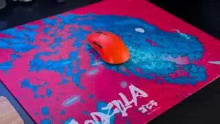 The Arbiter Studios Heat Ray Godzilla Glass Mousepad Review! - The Best Glass Pad Design!