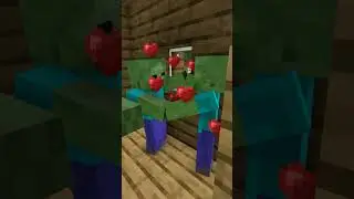 MINECRAFT ON 1000 PING When Zombies Attack Villagers -  Minecraft Animation