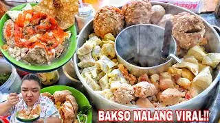BAKSO MALANG VIRAL DI TENGAH MAL MEWAH PUSAT JAKARTA! RAMENYA MINTA AMPUN BAKSO MALANG GANGSAR!