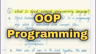 What Is Object Oriented Programming Language || Class 12 Computer Science Odisha Board #dowithme