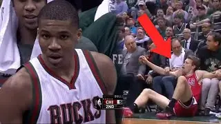 Giannis had to teach Dunleavy a lesson…