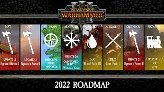 Official 2022 Roadmap for TOTAL WAR: Warhammer III