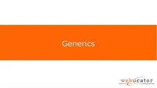 Using Java Generics Syntax