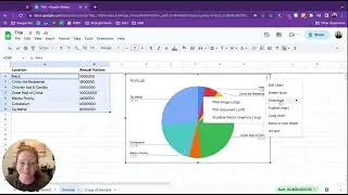 Google Sheets: Charts and Alt Text