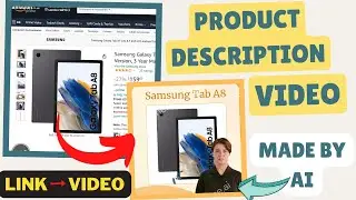 How To Make Product Description Video Using AI | AI Video Maker From Link [e-commerce video maker]