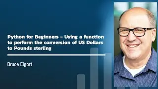 Python for Beginners - Using a function to perform the conversion of US dollars to pounds sterling