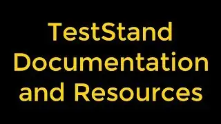 NI TestStand Documentation and Resources