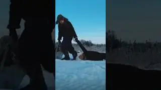 Зимняя рыбалка с женой!!!🤣💯👍 Много пьет!!! 