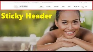 How to Enable Sticky Header with Jacqueline WordPress Theme