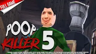 Poop Killer 5 • Indie Horror Game • 100% Longplay (All Endings)