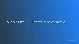 Tutorial 11: Create a new profile
