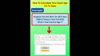 Usage Of NESTED DATEDIF - Function in Advance Excel | 