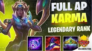 Full AP Karma Support IS OP!- Wild Rift HellsDevil Plus Gameplay
