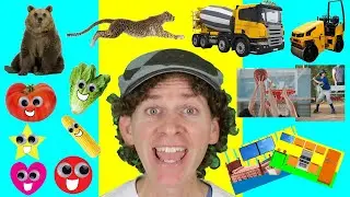 My First 100 Words in English Chant Step 3 | Animals, Shapes, Opposites | Learn English Kids