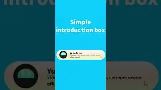 【HTML&CSS】Simple introduction box 