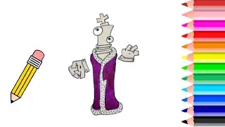 DRAWING KINGER FROM AMAZING DIGITAL CIRCUS 🎪🎨👩🏻‍🎨