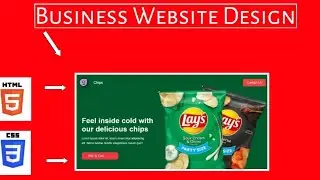 How to design Business Website | Html-Css and JS