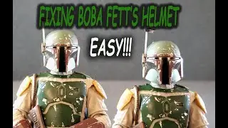 FIXING BOBA FETT'S HELMET -- Very easy!!!