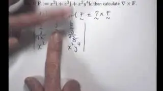 How to calculate the curl