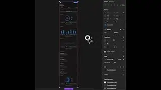 Responsive Widgets Dashboard Design made in Figma