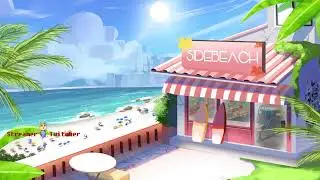 Side Beach | Premium Animated Stream Overlays | Twitch Package | Twitch Stinger Transition