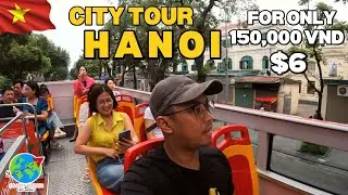 🇻🇳 Hanoi SIGHTSEEING DOUBLE DECKER Bus | MUST TRY IN HANOI  #travelvlog #hanoi #vietnam