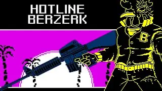 Hotline Miami as an Atari game (Hotline Berzerk)