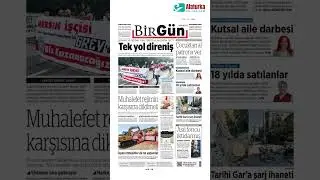 BirGün Gazetesi 1. Sayfa - 22 Ağustos 2024