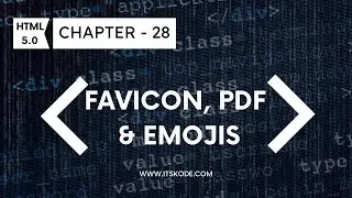 Title: Embedding PDF in HTML, Emoji in HTML, and Adding Favicon
