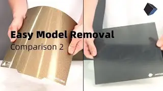 Anycubic Vyper Spring Steel Platform Comparison 2 - Model Removal Easier
