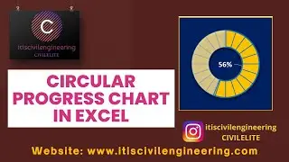 How to create a circular progress chart in Excel