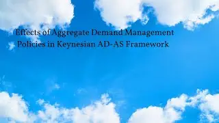 Aggregate demand management policy