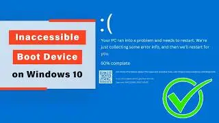 [Fixed]✔️Error Inaccessible Boot Device Solved⚠️ Inaccessible_Boot_Device troubleshoot