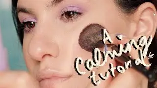 this makeup tutorial will make you feel calm 💜