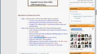 Part1: Data structure Add Node in single linked list