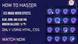Blur, Zoom, and Slide for Modern Galleries ✨📸 - Master CSS Image Hover Effects.