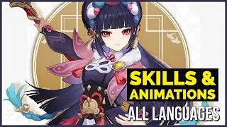 Yun Jin Skills & Animations All Voices/Languages | Genshin Impact