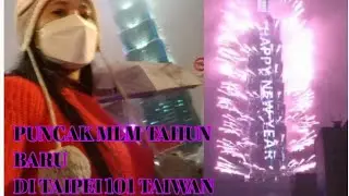 Malam tahun baru di Taipei 101 taiwan