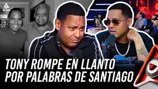 TONY DANDRARES ROMPE EN LLANTO POR PALABRAS DE SANTIAGO MATIAS EN PLENA ENTREVISTA