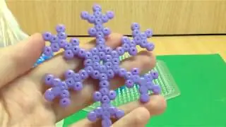 Снежинка из термомозаики