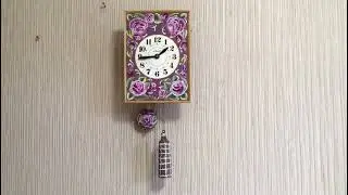 Часы ходики, Часы настенные, Часы механические, Часы антиквариат, Часы, Часы роспись 