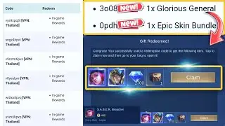 NEW SOURCE OF SKINS, DIAMONDS & EXCLUSIVE REWARDS REDEEM CODES USING VPN | NEW MLBB CODES!