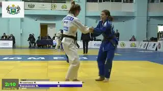 57 kg Яговитина Н Караванова М 06 03 2020 Т4 Первенство России по дзюдо до 23 лет, ТЮМЕНЬ