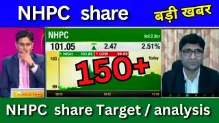 NHPC share latest news today, NHPC share news today, Target price, share analysis buy or sell ?