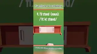 Furniture Vocabulary 