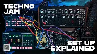 Techno Jam Explanation (+Ableton Sync with Hardware)
