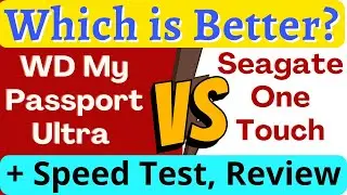 WD My Passport Ultra Type C vs Seagate One Touch 5 TB HDD | Seagate vs WD | Seagate better than WD?