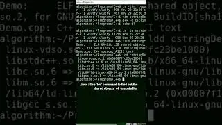 Linux : Use ‘ldd’ command to find out the static and shared objects  of executables