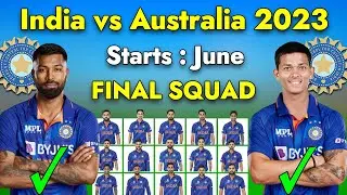 Australia Tour Of India | India Odi Squad vs Aus | India vs Australia 2023 Odi Series