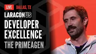 The Primeagen on "Developer Excellence" | Laracon US 2024 at Dallas, TX
